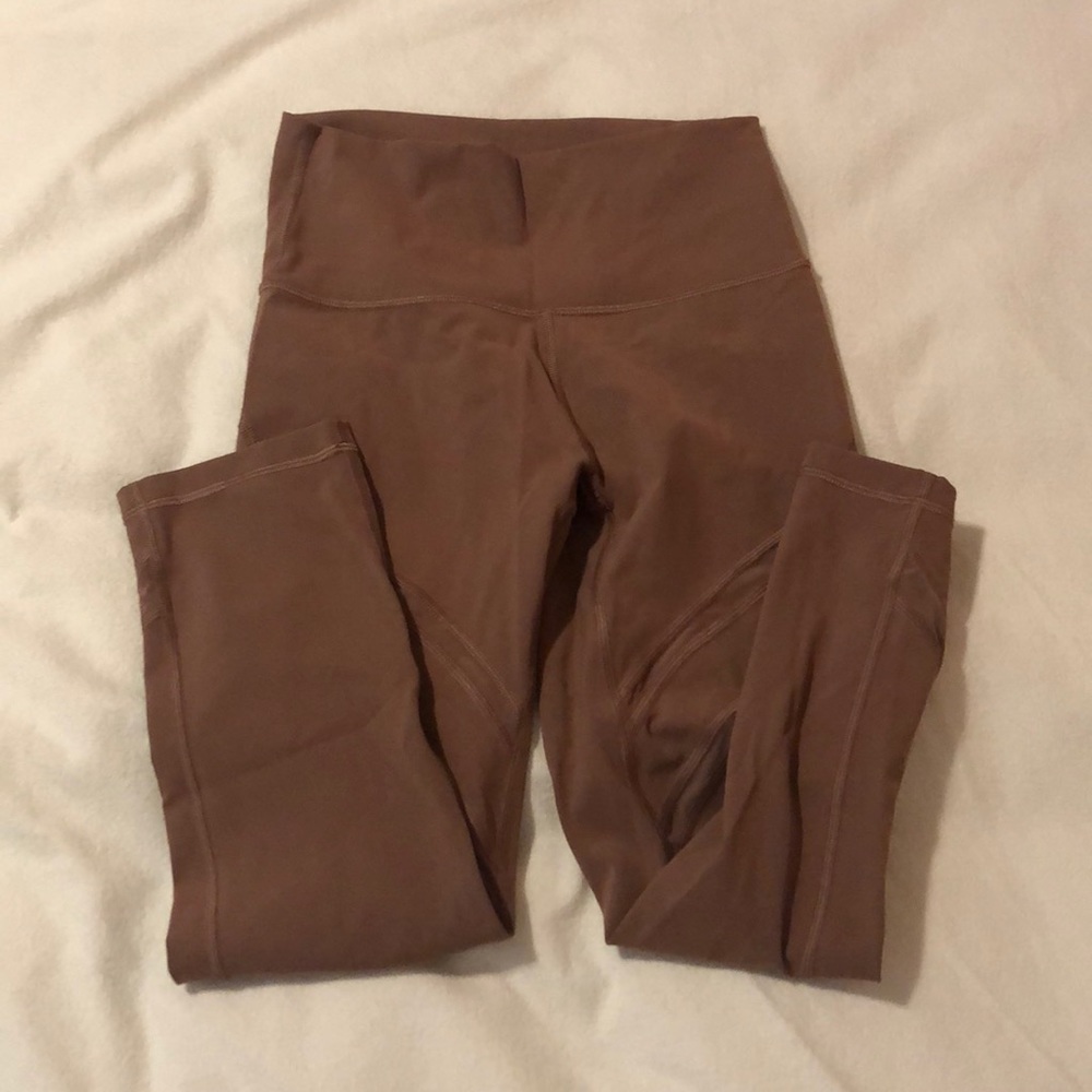 Lululemon wunder high rise crop mesh